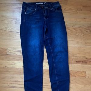 Navy Denim Mid-Rise Jeans